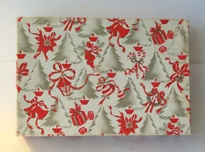 Caja de regalo de Navidad colorida vintage temporada navideña - Imagen 1 de 3