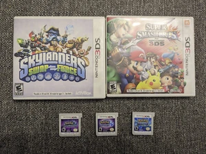 Nintendo 3ds Game Bundle: Pokemon Ultra Moon, Alpha Saphire, Smash Bros, etc... - Picture 1 of 3