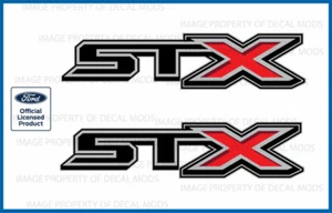 Juego (2x) 2015 - 2021 calcomanías Ford F150 STX pegatinas gráficos laterales (no 4x4) FH2A5 - Imagen 1 de 4