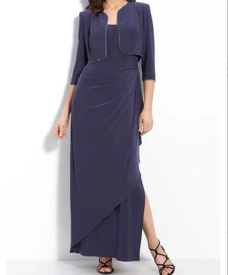 Alex вечера случай церкви свадьбы женская куртка платье официальный размер 16 18 $199 - Изображение 1 из 3