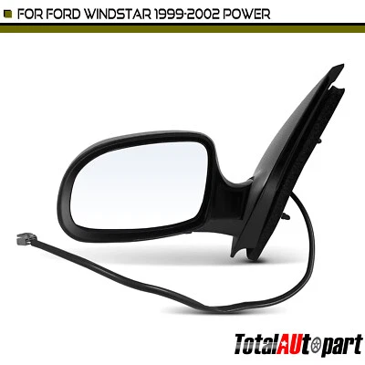 Driver Mirror w/ Power Glass Adjust Manual Folding for Ford Windstar 1999-2002 - Image 1 of 4