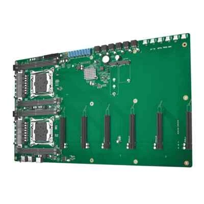 X99 DUAL PLUS Mainboard Support 6 GPU Grafikkarte LGA 2011-3 E5 V3 V4 - Bild 1 von 4