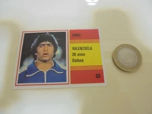 RARE Sticker World Cup Spain 82 VALENZUELA Chile National Team - Picture 1 of 1
