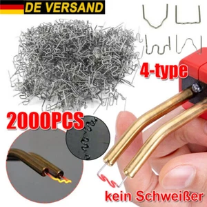 2000 Klammer KFZ Schweißgerät Auto Kunststoff Reparatur Set Schweißen Stoßstange - Bild 1 von 11