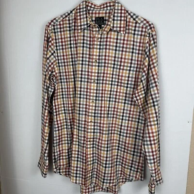 Jos. A. Colección Bank Traveler Naranja Talla M Ajuste A Medida Abotonada  Foto 1 de 4