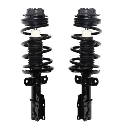 Par (2) conjuntos completos de puntal delantero para un Saturn Ion 2003-2007 negro Foto 1 de 4