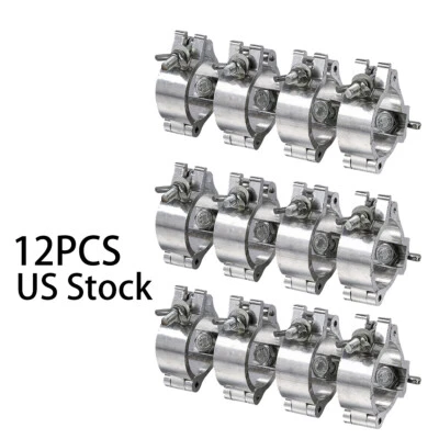 2 Inch Global Truss O Clamp Hooks Aluminum Alloy Stage Lighting Mount 12 Pack - Image 1 of 4