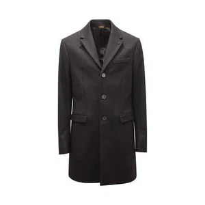 4343AP cappotto uomo PATRIZIA PEPE man wool coat black - Bild 1 von 4