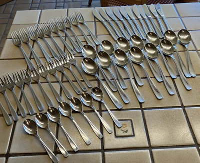 WMF CROMARGAN WMF186 MCM STAINLESS FLATWARE SET 52 PIECE SERVICE FOR ALMOST 10 - Image 1 of 4