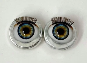 Replacement Blinking Eyes American Girl 16mm Robin Egg Hazel with Instructions - Picture 1 of 2