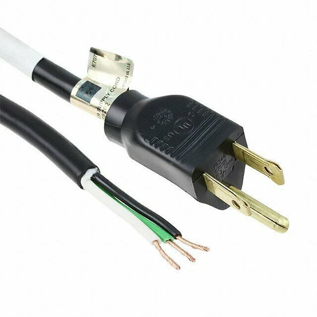 1 x CORD 18AWG NEMA 5-15P A CBL 12' Foto 1 de 1