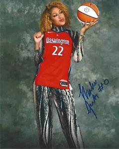 SHAKIRA AUSTIN AUTOGRAPH SIGNED 8X10 PHOTO WASHINGTON MYSTICS COA - Picture 1 of 1