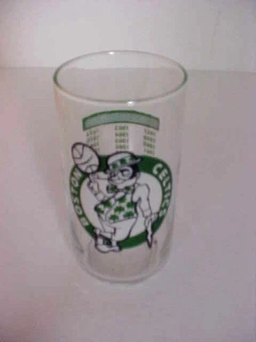 Boston Celtics Basketball NBA Memorabilia World Champions Glass 1986 Pre-owned Cover