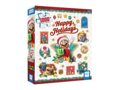 Super Mario Puzzle Happy Holidays (1000 Teile) Usaopoly