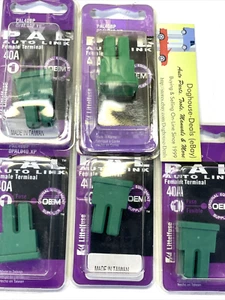 5- Littelfuse 40A PAL Auto-Link Female Terminal PAL40BP/OPAL040.XP, 32v - Picture 1 of 4