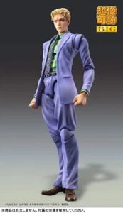 PSL Super Action Statue BIG JoJo's Bizarre Adventure Part.IV Yoshikage Kira PREO - Picture 1 of 13