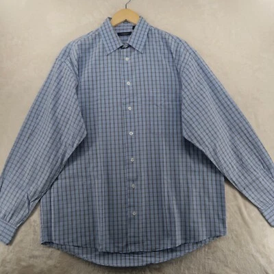 Camisa informal de manga larga de algodón a cuadros talla L de Burberry London para hombre Foto 1 de 4