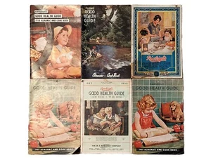 Vintage Rawleigh's Good Health Guide Lot of 6 1927, 1931, 1954, 2-1957, 1958   H - Picture 1 of 21