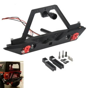 Parachoques trasero de aluminio con estante de neumáticos de luz LED para rastreador de radiocontrol TRX-4 1/10 - Imagen 1 de 11