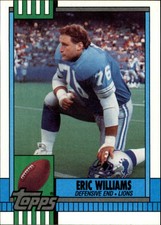 1990 Topps Football Card #357 Eric Williams RC