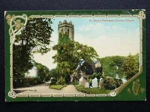Tipperary CLONMEL Iglesia Protestante de Santa María c1907 Postal de Valentine - Imagen 1 de 2