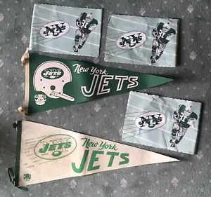 VINTAGE NEW YORK JETS SELTENER WIMPEL SAMMLERSTÜCK - Bild 1 von 20