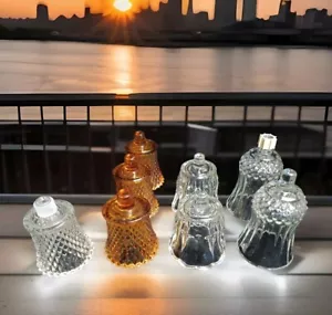8 Applique a piolo portacandele votive vintage in vetro misto - Foto 1 di 3
