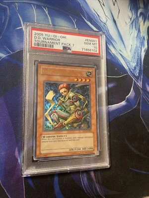 Yugioh! D.D. Warrior TP7-EN001 Ultra Rare PSA GEM MT 10 - Image 1 of 2