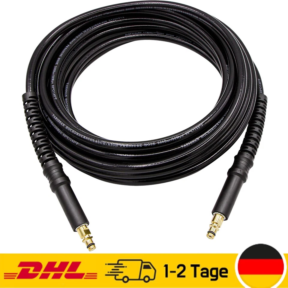 MARKENLOS Profi Hochdruckschlauch Für Kärcher K2 K3 K4 K5 K6 K7 Hochdruckreiniger 60°C
