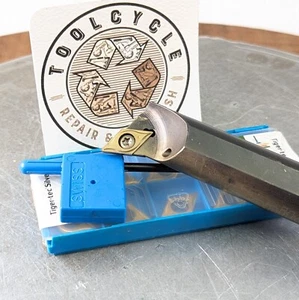 Wendeschneidplatte Bohrstange Kühlmittel 3/4"Ø x 6"L Walter +9 x DPGT Hartmetalleinsätze!341 - Bild 1 von 16