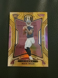 2022 Panini Gold Standard Malik Willis RC Base Maroon SP RC 1/25 Bookend!!