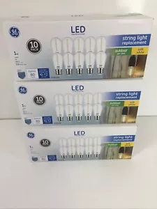 30 X GE LED 1W String Light Replacement Light Bulb Outdoor Wet Rated Soft White - Picture 1 of 6