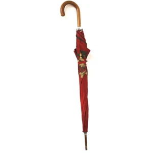Bolcas Umbrella In Wood And Silver - Picture 1 of 3