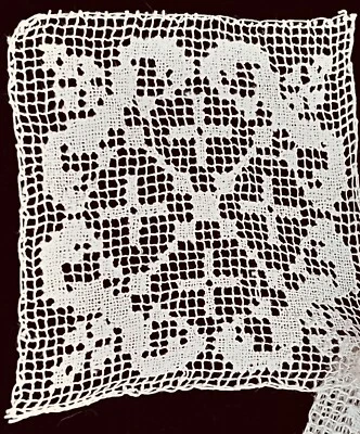 12 piezas antiguas hechas a mano con inserción de encaje de bobina 1921 ZZ087 Foto 1 de 4