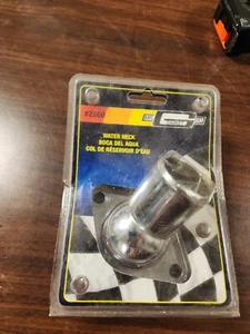 Mr. Gasket Water Neck #2660 1955-65 Chevrolet V8 Straight O-Ring Style Chrome - Picture 1 of 8