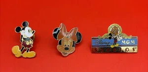 Mickey Mouse - Original Disney MGM & Mickey & Minnie Mouse Pins (3 Total Pins) - Picture 1 of 5