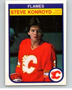 1982-83 O-Pee-Chee #48 Steve Konroyd  RC Rookie Calgary Flames V57419