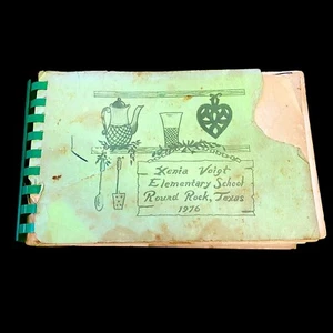 Xenia Voigt Elementary School PTA Cookbook 1976 Round Rock Texas Spiral Bound - Picture 1 of 7