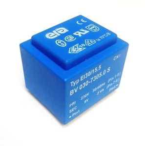 TRASFORMATORE DA CIRCUITO STAMPATO 2VA 0-230V 50/60Hz SEC. 9V 0.22A da circuito - Picture 1 of 1