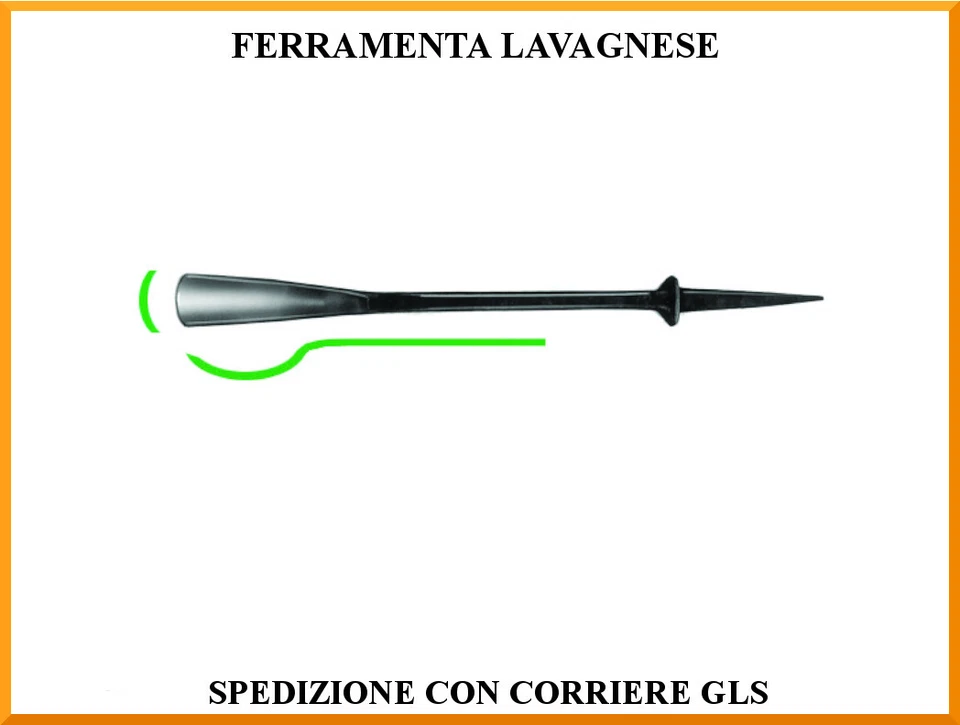 Sgorbia per intaglio in acciaio per scultori e falegnameria vari profili - Immagine 1 di 1