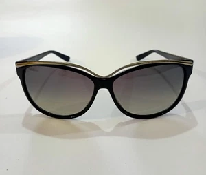 Gafas de sol vintage Y2K Gucci negras GG3155/S Cat Eye Gucci GG logo en la sien - Imagen 1 de 12
