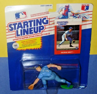 George Brett 1988 #5 Kansas City Royals novato alineación inicial Foto 1 de 3