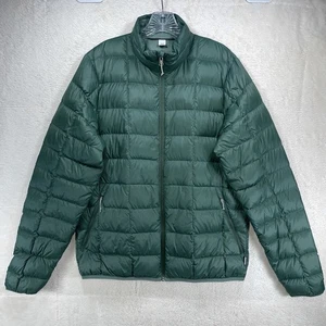 Chaqueta acolchada de plumón verde Rei Co Op para hombre talla S   - Imagen 1 de 11