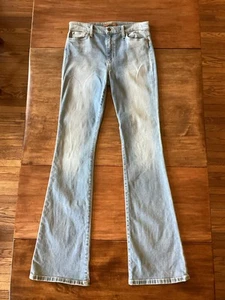 Joes Jeans High Rise Flare Distressed Stonewashed Bootcut Damen Größe 29 Tall - Bild 1 von 8