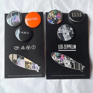 led zeppelin pin badge sets - Picture 1 of 7