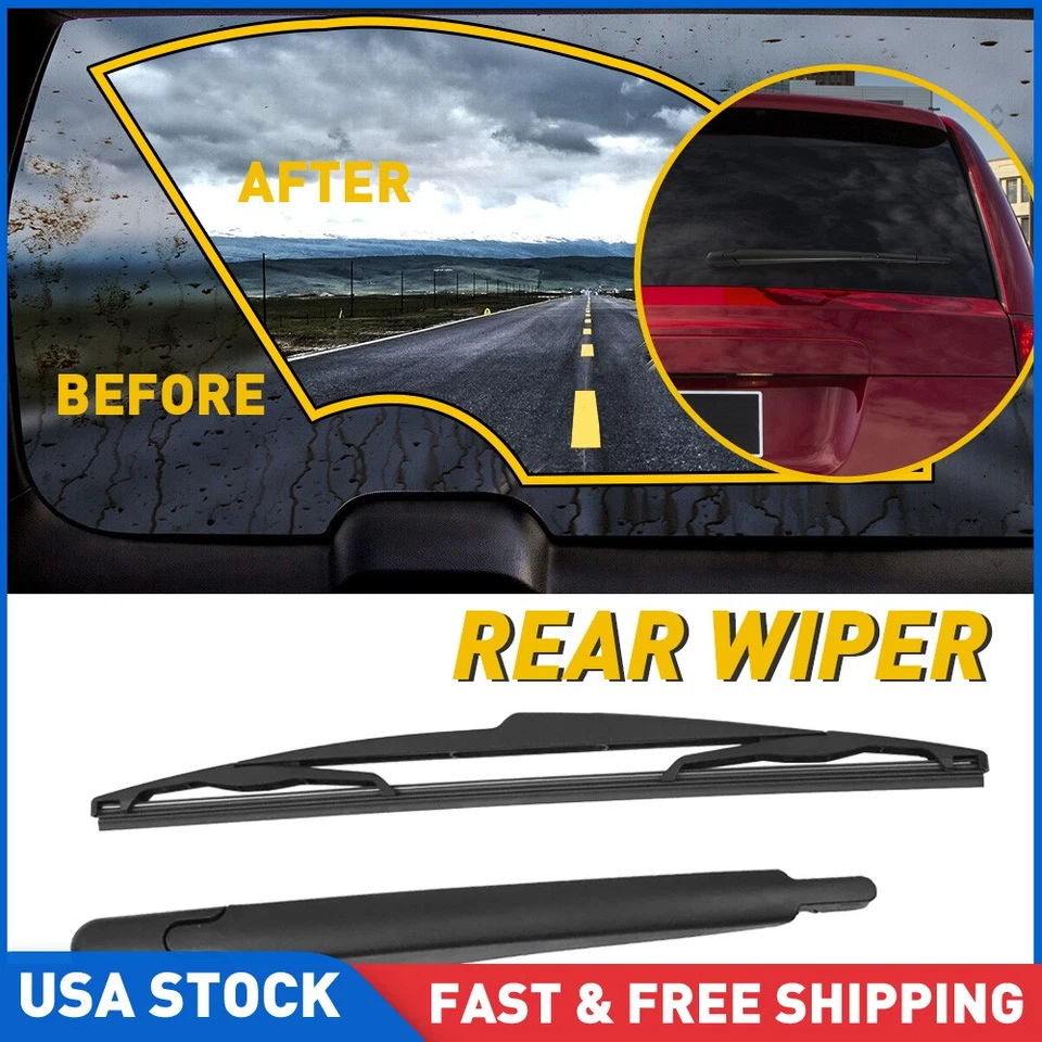 Brazo y cuchilla limpiaparabrisas trasero para Chrysler Town & Country Dodge Grand Caravan 2012-2016 Foto 1 de 4