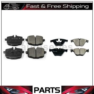 Juego de 2 pastillas de freno delanteras traseras para BMW 535i 3,0 L BMW 640i 3,0 L Foto 1 de 3