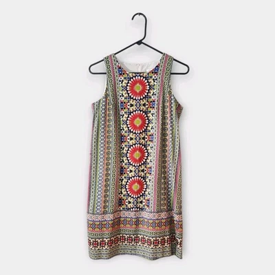 London Times Dress Womens Size 6 Sleeveless Geometric Print  - Image 1 of 4