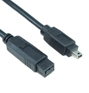 15 Fuß 9 Pin auf 4 Pin Firewire - 800/400 zweisprachiges Kabel - Bild 1 von 2