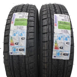 2 x BF GOODRICH 165/70 R14 C 89/87R Activan Sommerreifen  2017 VOLL - Bild 1 von 7